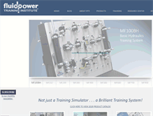 Tablet Screenshot of fluidpowertrainingsystems.com